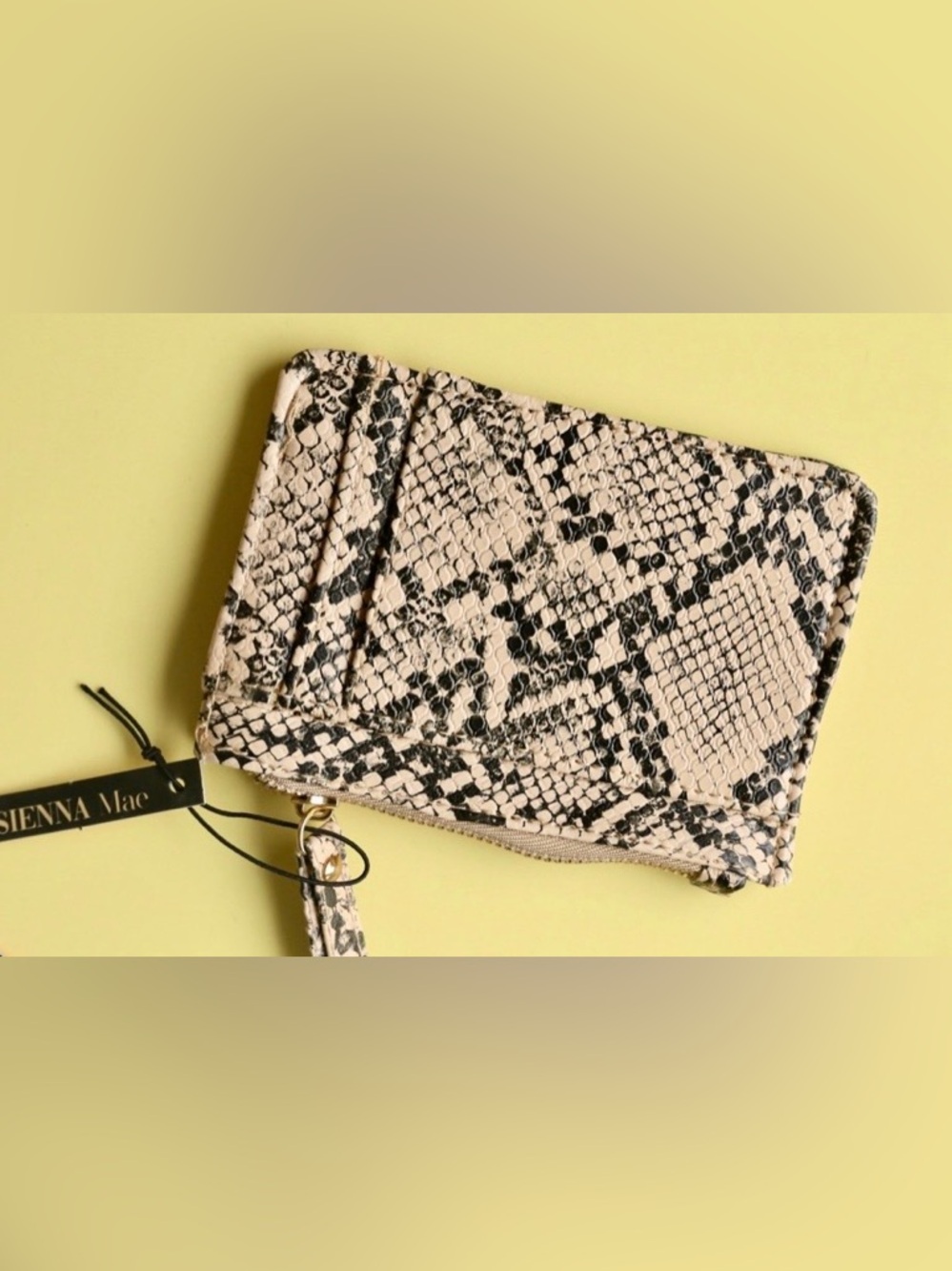 Sienna Mae Snakeskin Card Holder